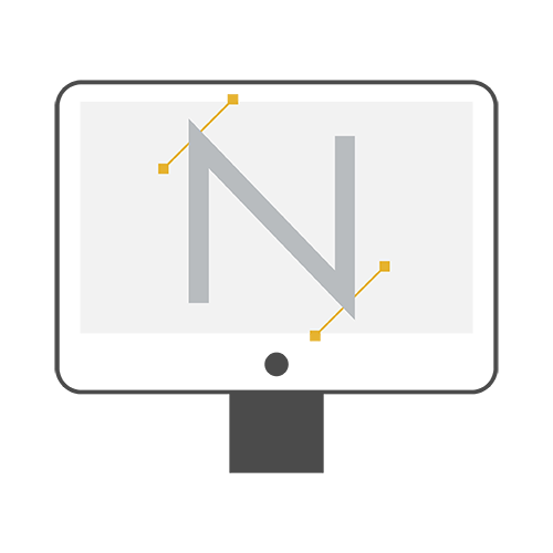 nrv identité & creation motion design logo