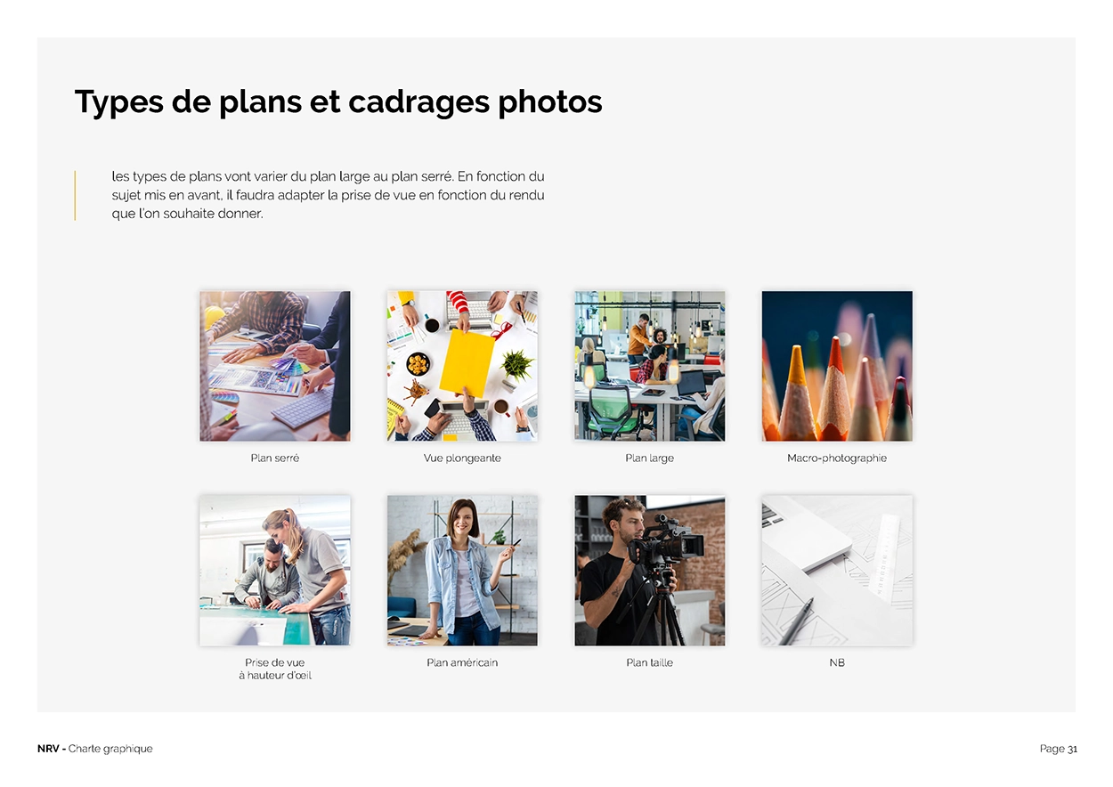 cadrage de photos et filtres