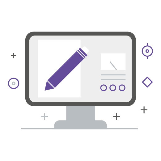 network reach visibility timelines pictos direction artistique et maquettes
