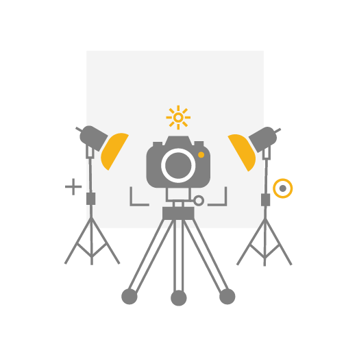 network reach visibility timelines pictos photographie captation